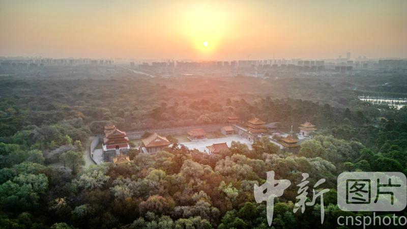 A scenic view of Shenyang Qingzhaoling