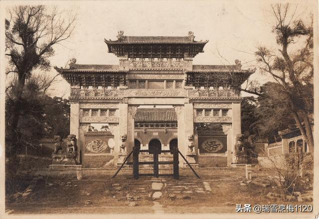 A scenic view of Shenyang Qingzhaoling