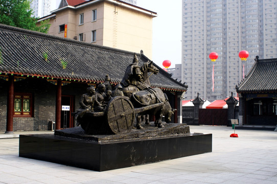 A scenic view of Shenyang Xibozu Jiamiao