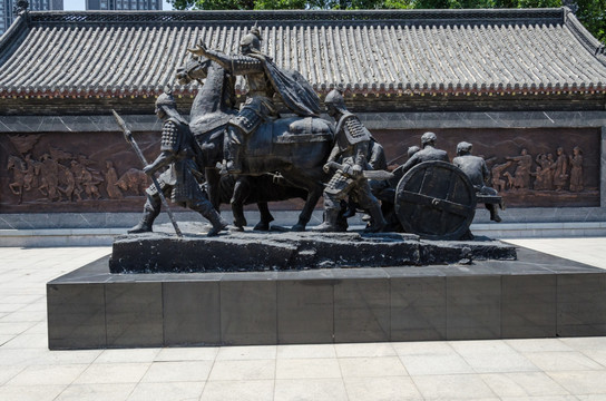 A scenic view of Shenyang Xibozu Jiamiao