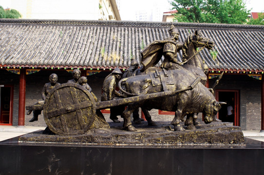 A scenic view of Shenyang Xibozu Jiamiao