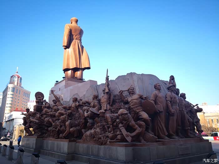 A scenic view of Shenyang Zhongshan Guangchang Jianzhuqun