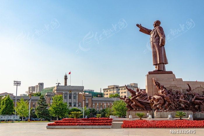 A scenic view of Shenyang Zhongshan Guangchang Jianzhuqun