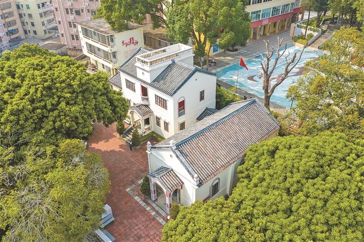 A scenic view of Shenzhen Tuyangcun Dongjiang Zongdui Silingbu Jiuzhi