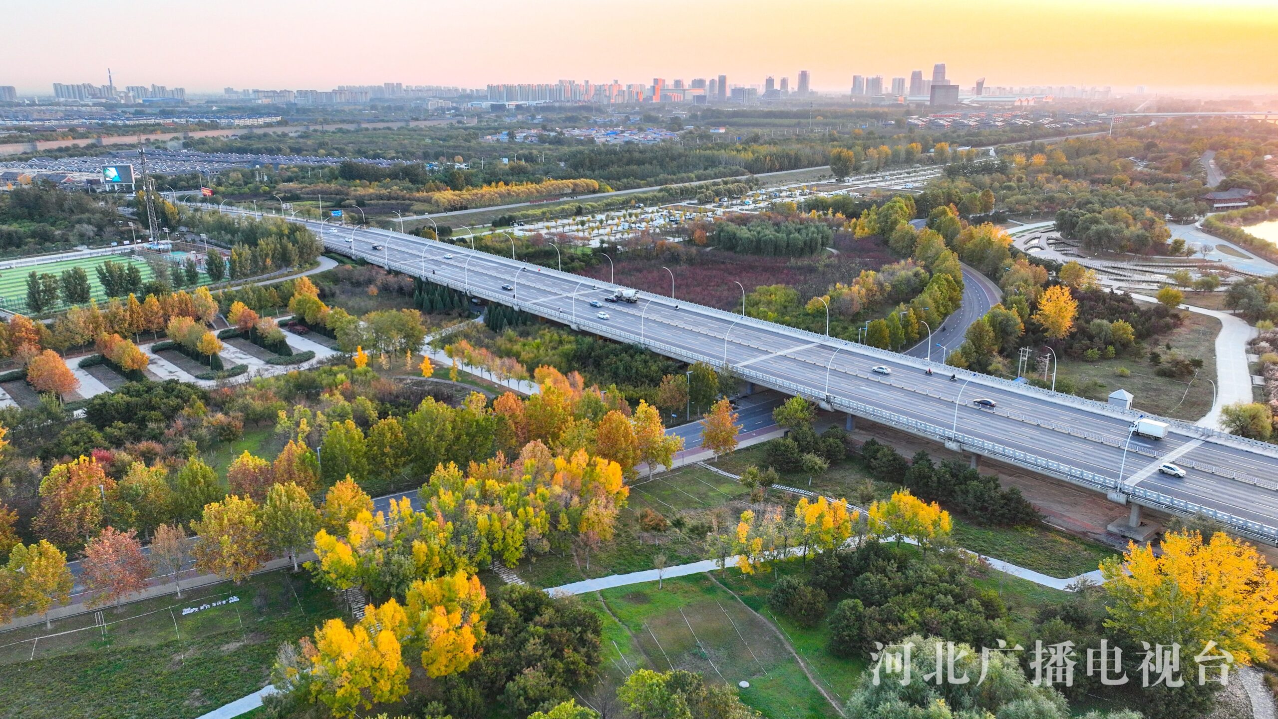 A scenic view of Shijiazhuang Changshan Prefecture Ancient City Site