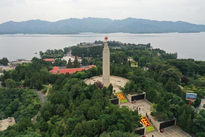 A scenic view of Shijiazhuang Changshan Prefecture Ancient City Site