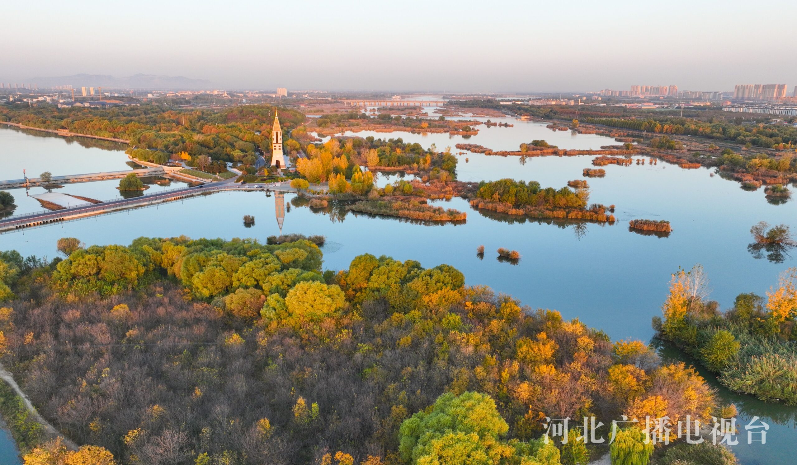 A scenic view of Shijiazhuang Changshan Prefecture Ancient City Site