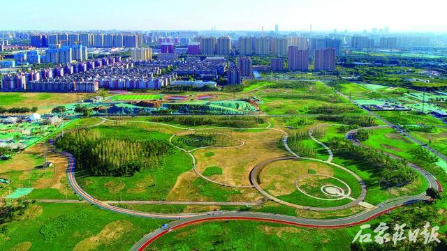 A scenic view of Shijiazhuang Dongyuan Ancient City Site