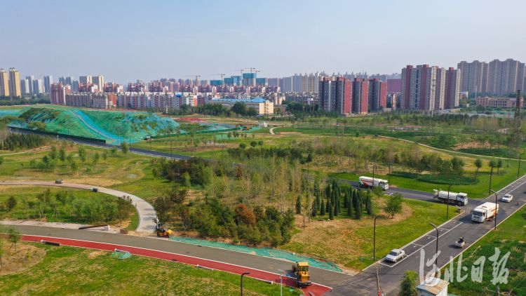 A scenic view of Shijiazhuang Dongyuan Ancient City Site