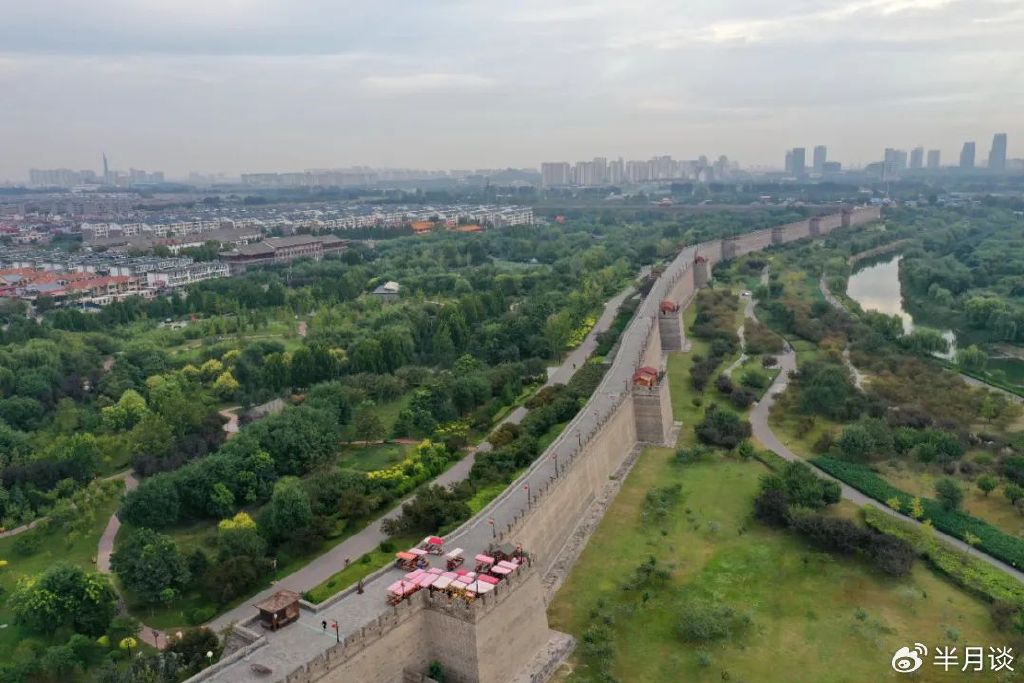 A scenic view of Shijiazhuang Dongyuan Ancient City Site
