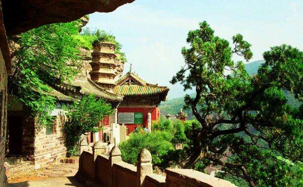 A scenic view of Shijiazhuang Fuqing Temple