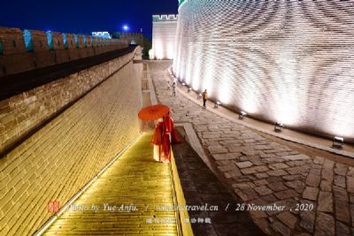 A scenic view of Shijiazhuang Gusong City Site