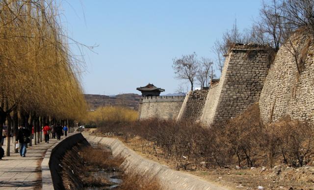 A scenic view of Shijiazhuang Gusong City Site