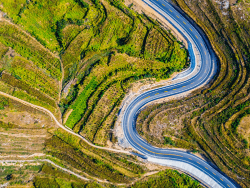 A scenic view of Shijiazhuang Jingxing Ancient Post Road