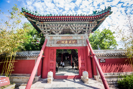 A scenic view of Shijiazhuang Longxing Temple