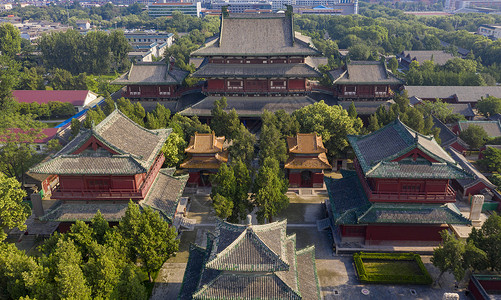 A scenic view of Shijiazhuang Longxing Temple