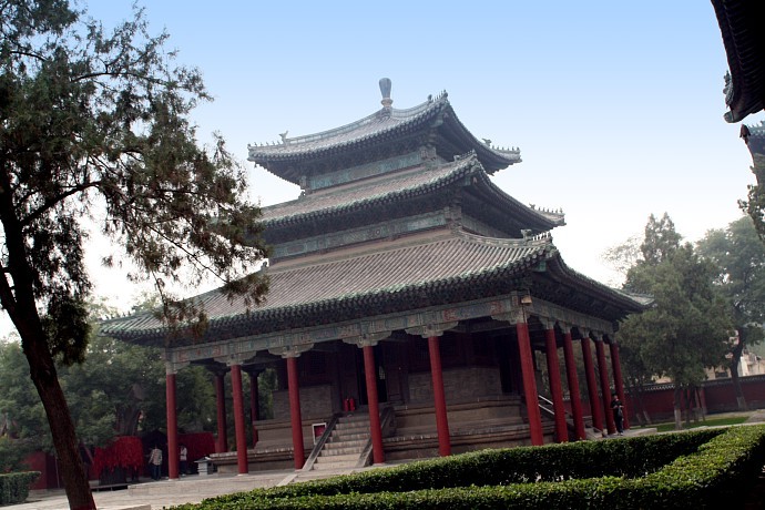 A scenic view of Shijiazhuang Longxing Temple