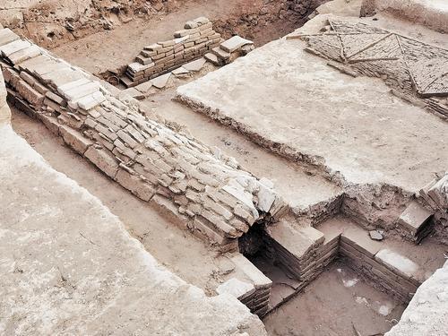 A scenic view of Shijiazhuang Xizhangcun Site