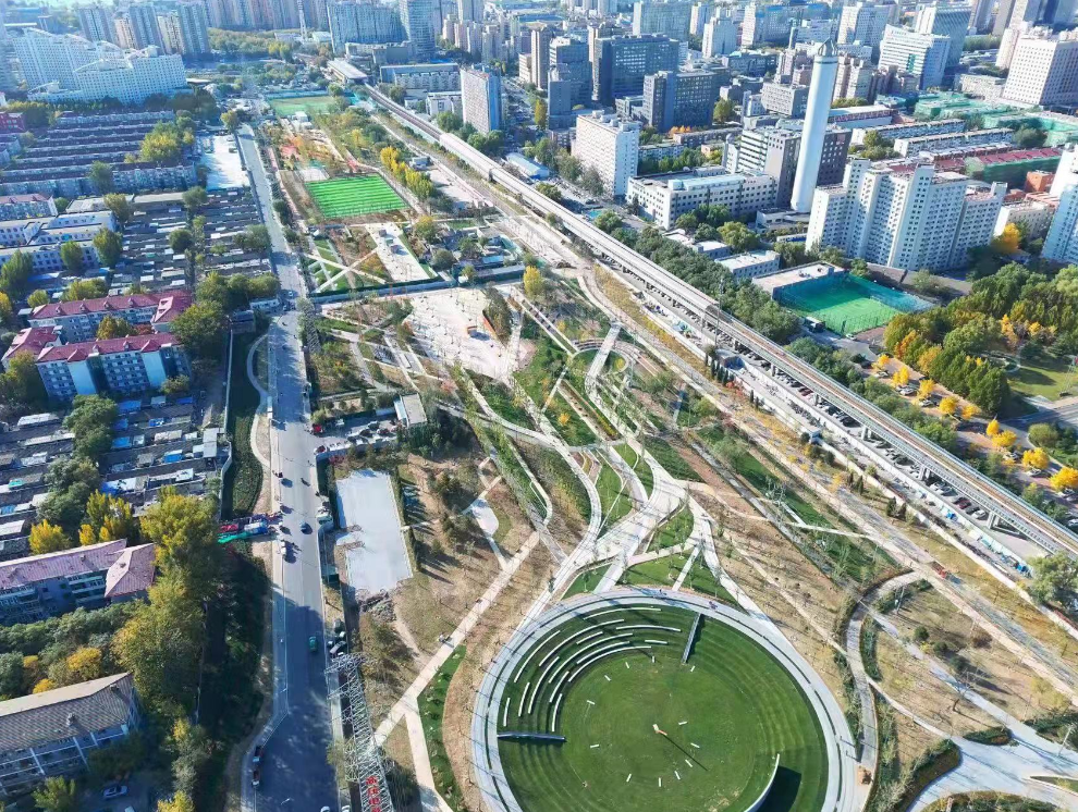 A scenic view of Shijiazhuang Xizhangcun Site