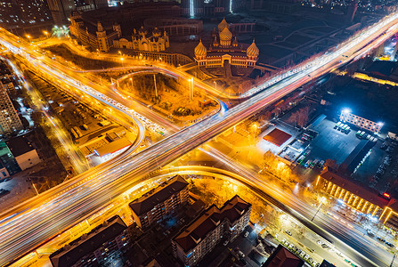 A scenic view of Shijiazhuang Yongtong Bridge