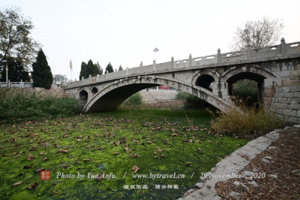 A scenic view of Shijiazhuang Yongtong Bridge