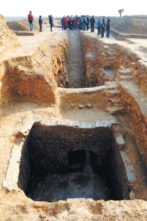 A scenic view of Shijiazhuang Zanhuang Li Family Tombs