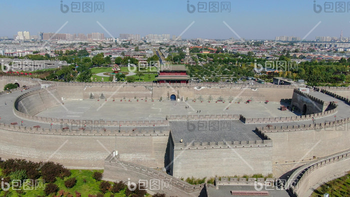 A scenic view of Shijiazhuang Zhengding City Wall
