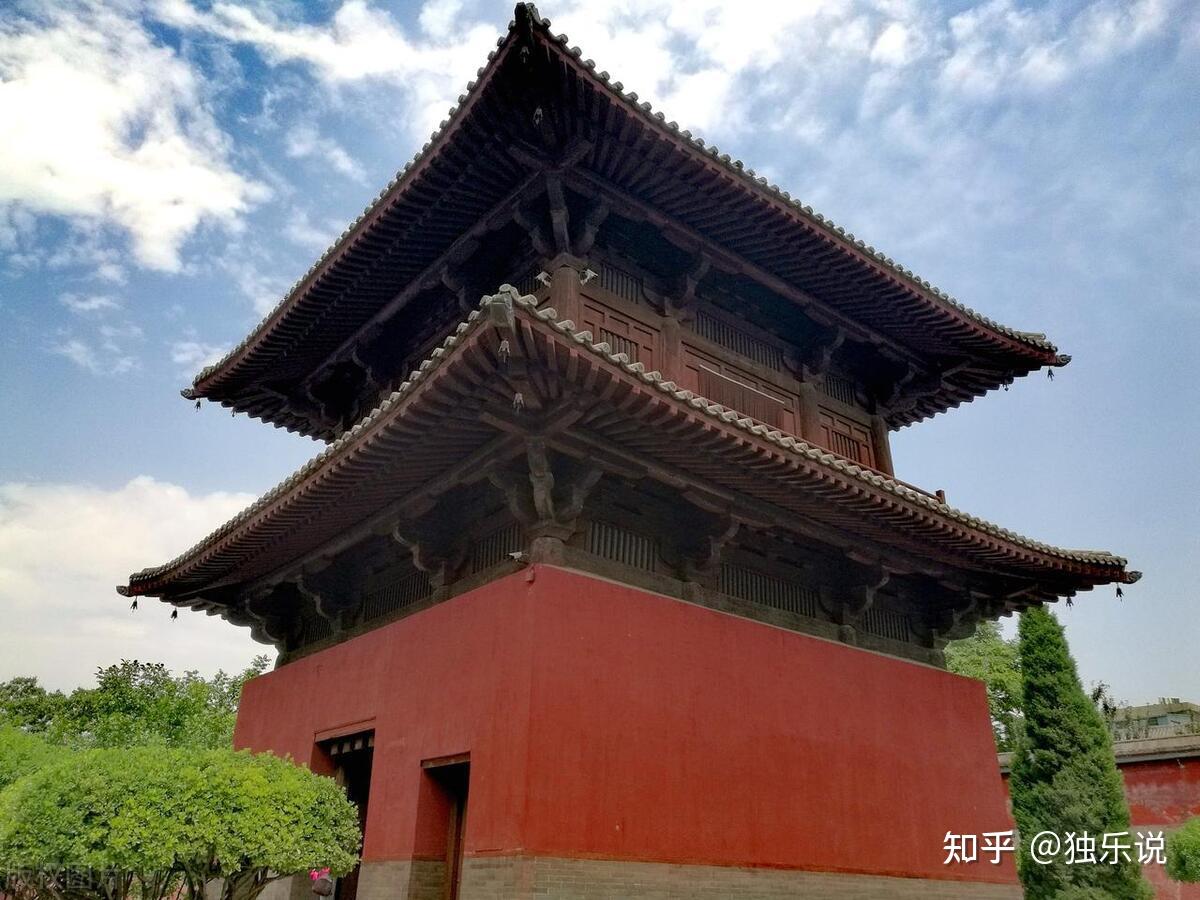 A scenic view of Shijiazhuang Zhengding Confucian Temple Dacheng Hall