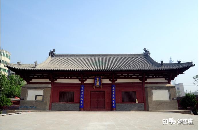 A scenic view of Shijiazhuang Zhengding Confucian Temple Dacheng Hall