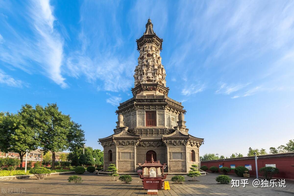 A scenic view of Shijiazhuang Zhengding Confucian Temple Dacheng Hall