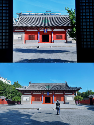 A scenic view of Shijiazhuang Zhengding Confucian Temple Dacheng Hall