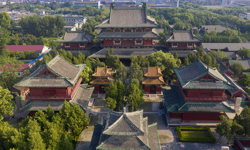 A scenic view of Shijiazhuang Zhengdingfu Confucian Temple