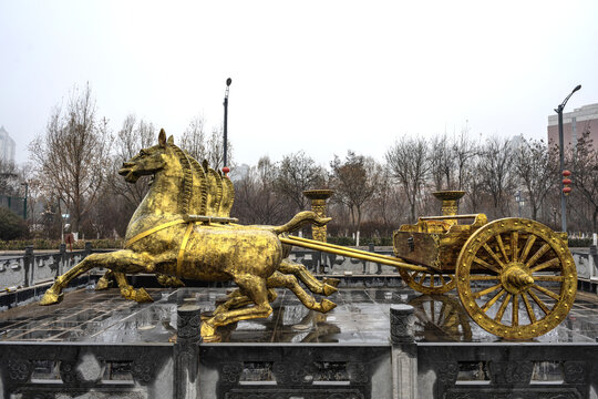 A scenic view of Shijiazhuang Zhongshan Ancient City Site