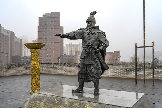A scenic view of Shijiazhuang Zhongshan Ancient City Site