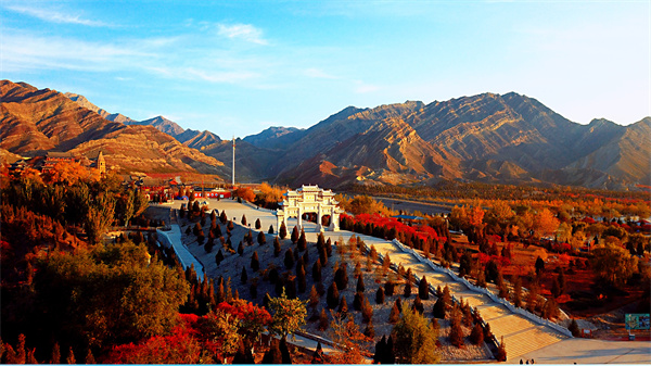 A scenic view of Shizuishan Shengweicheng Zhi