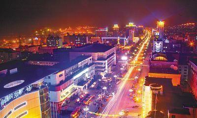 A scenic view of Shuangyashan Sanjiang Pingyuan Hanwei Shiqi Yizhi