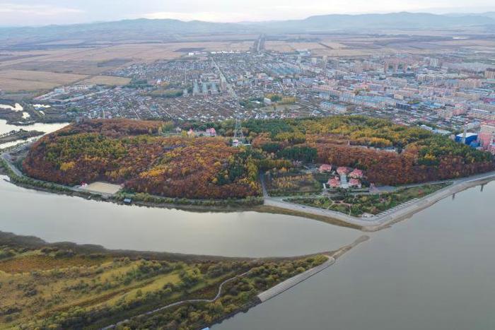 A scenic view of Shuangyashan Xiaonanshan Yizhi