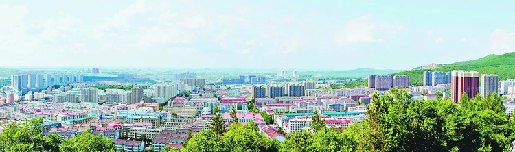 A scenic view of Shuangyashan Yanwodao Chengzhi