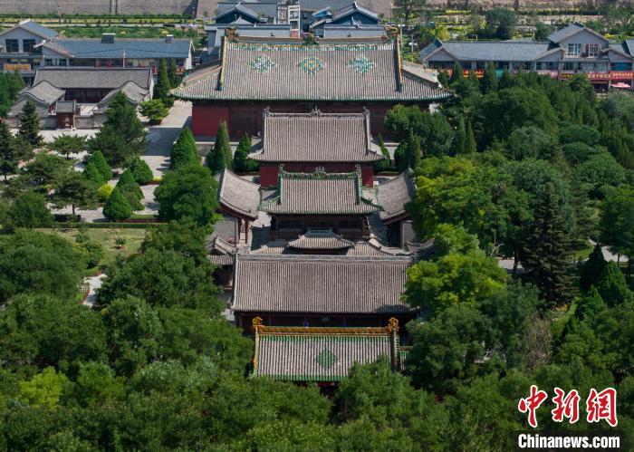 A scenic view of Shuozhou Chongfu Temple