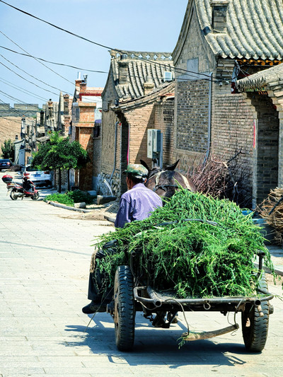 A scenic view of Shuozhou Guangwu Ancient City Wall