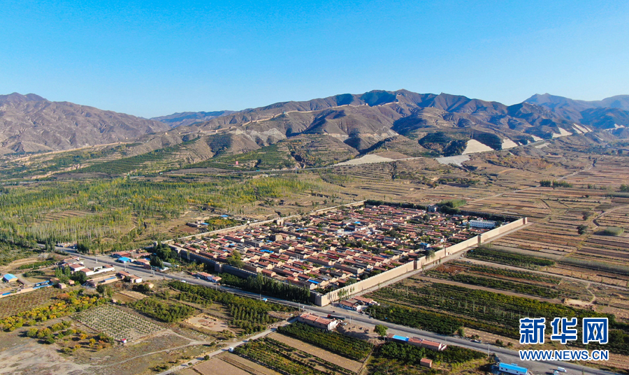 A scenic view of Shuozhou Guangwu Ancient City Wall