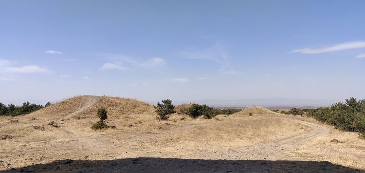 A scenic view of Shuozhou Guangwu Han Tombs