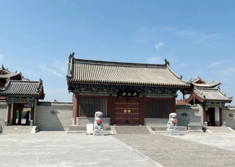 A scenic view of Shuozhou Jingtu Temple