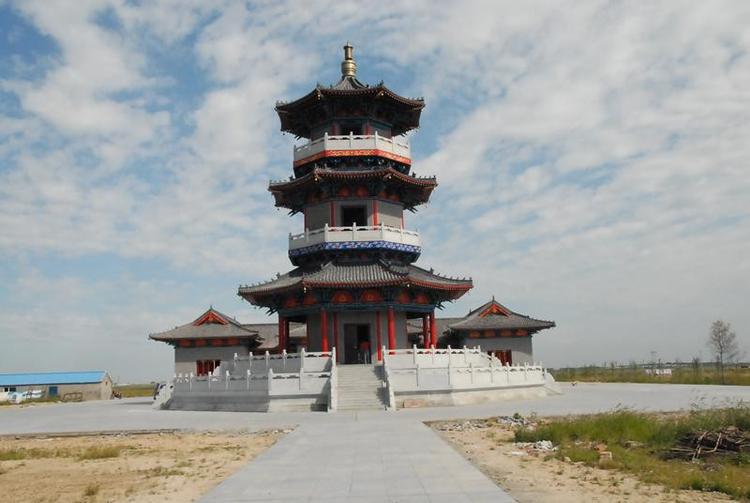 A scenic view of Songyuan Dajin Desheng Tuo Songbei