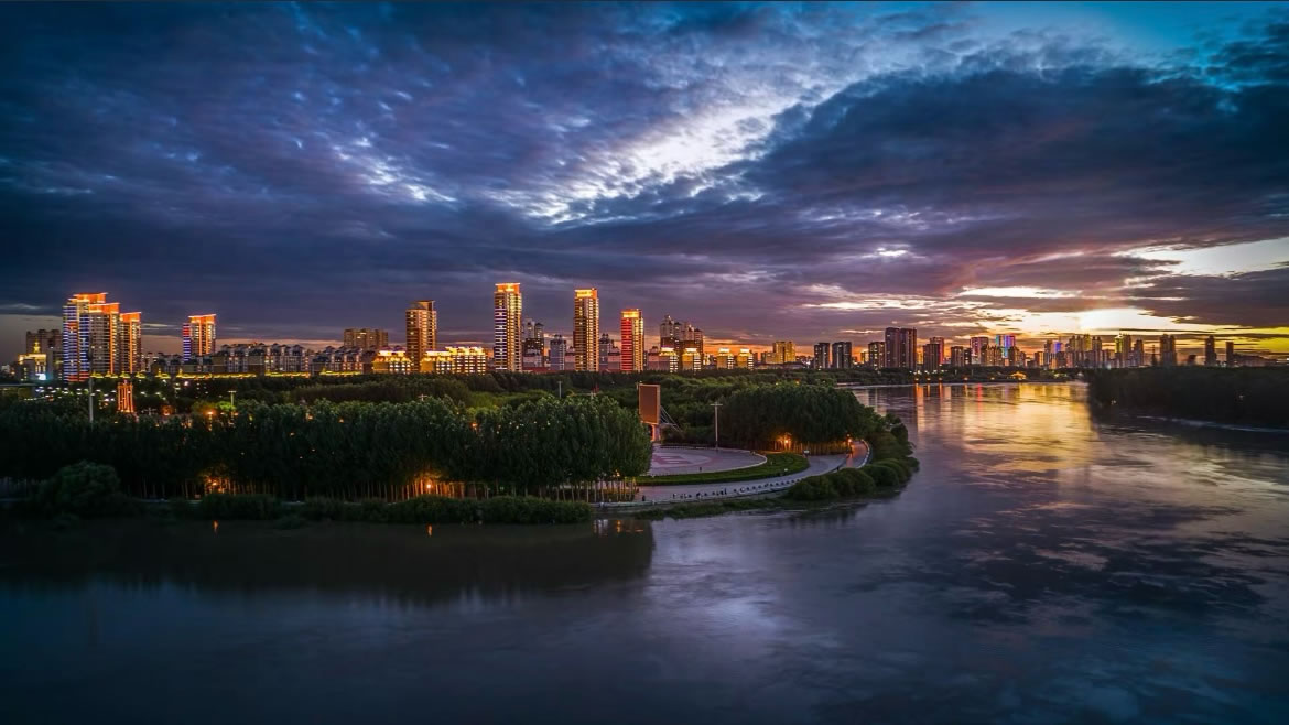 A scenic view of Songyuan Tahucheng