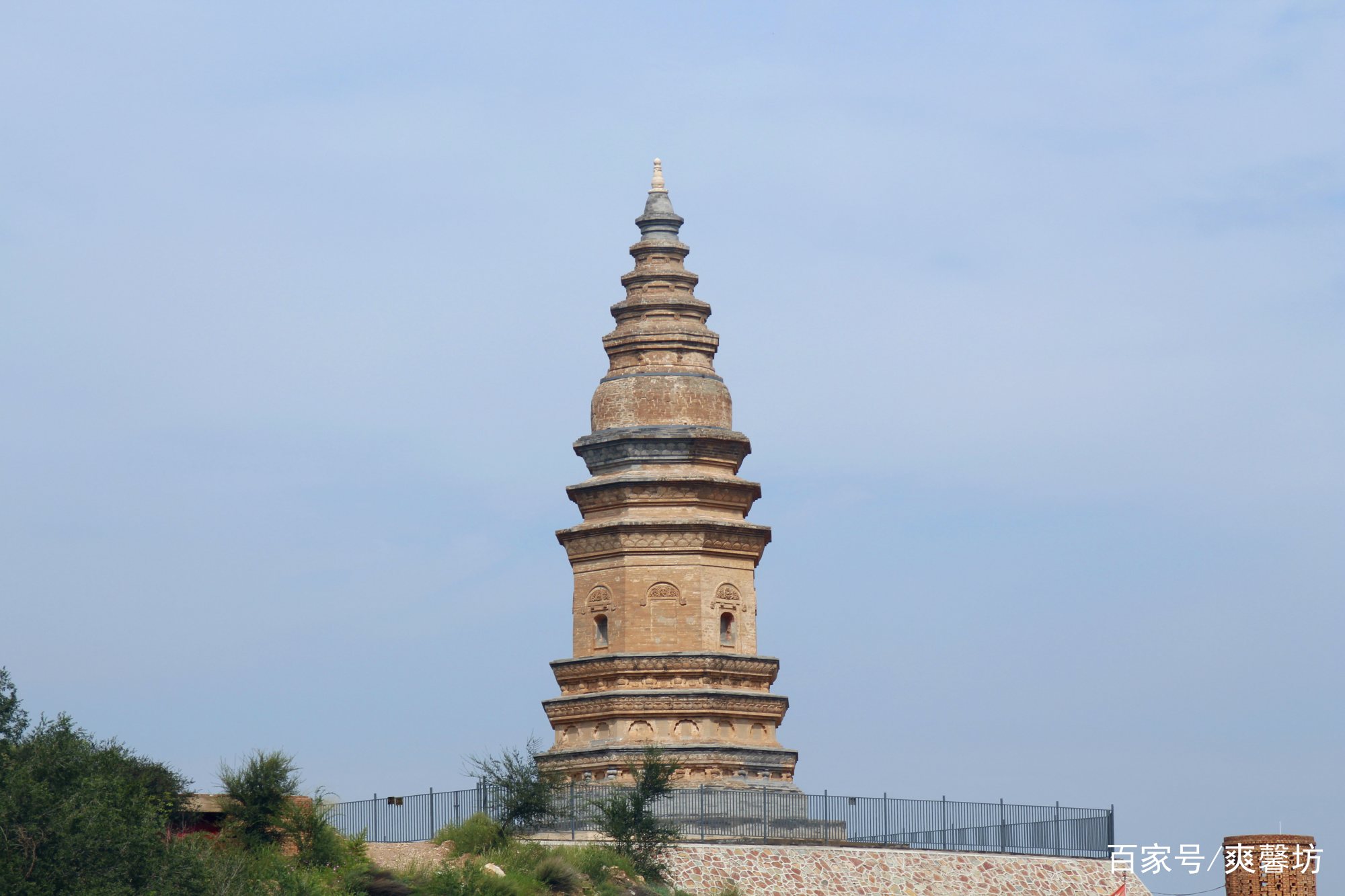 A scenic view of Suining Jiufengsi Ta
