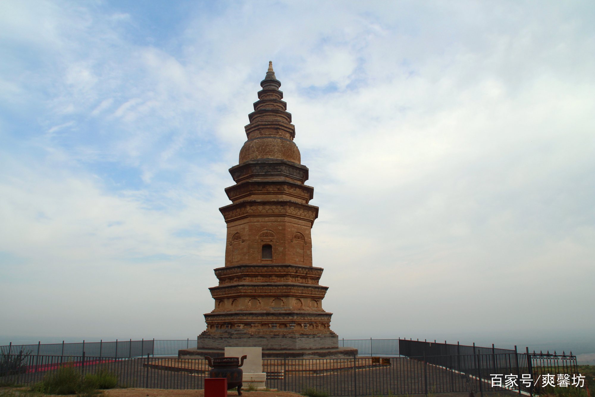 A scenic view of Suining Jiufengsi Ta