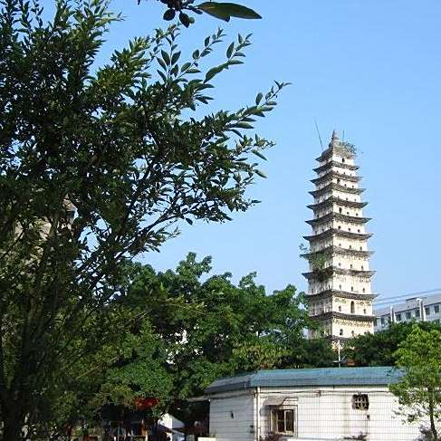 A scenic view of Suining Jiufengsi Ta