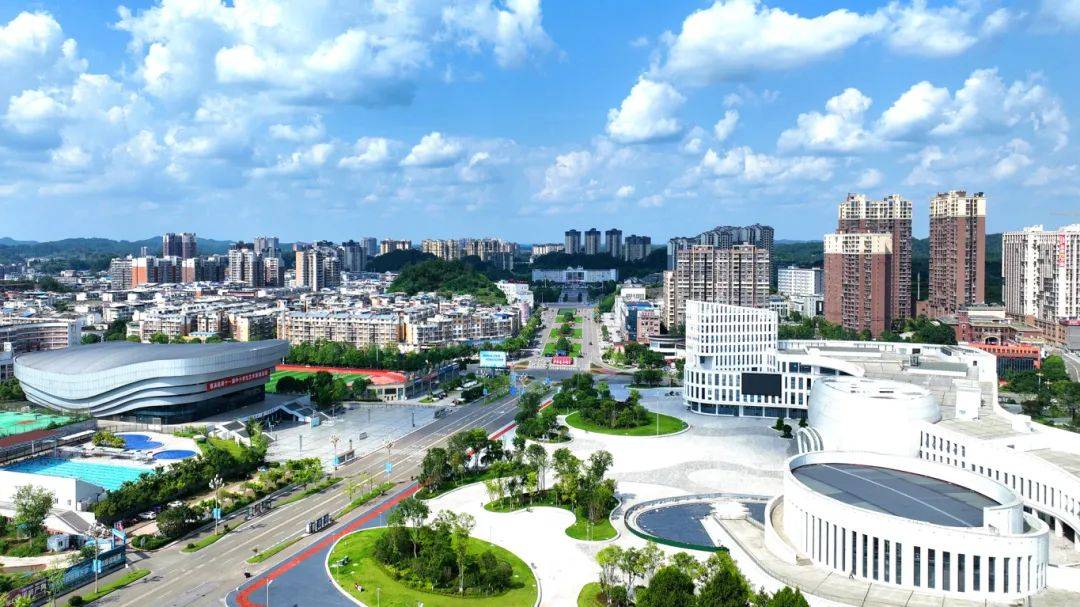 A scenic view of Suining Pengji Jing