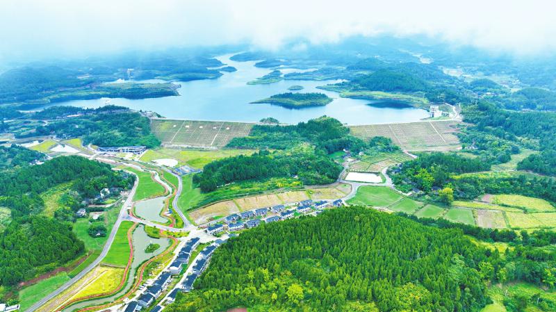 A scenic view of Suining Pengxi Kuita